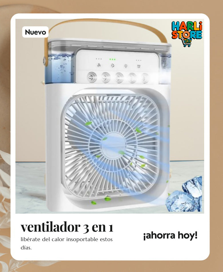 VENTILADOR CON AIRE ACONDICIONADO AROMATIZADOR